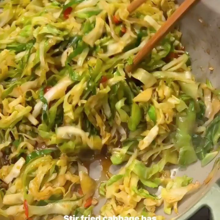 Asian-Style Stir Fried Cabbage