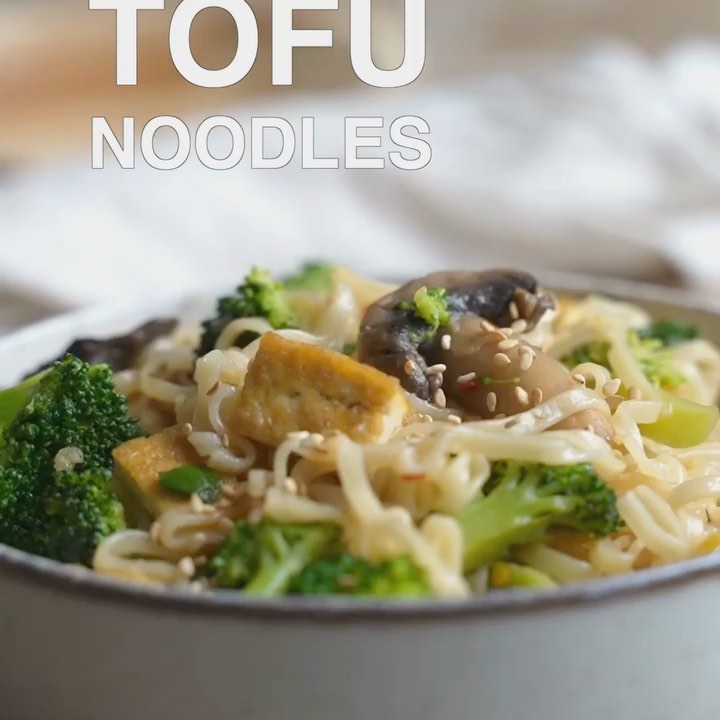 Easy Tofu Noodle Stir-Fry