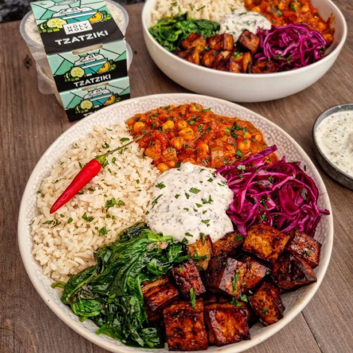 Protein Power Masala Chickpea Bowl