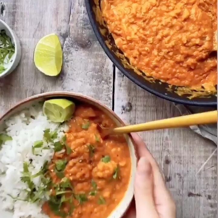 Easy Coconut Lentil Curry