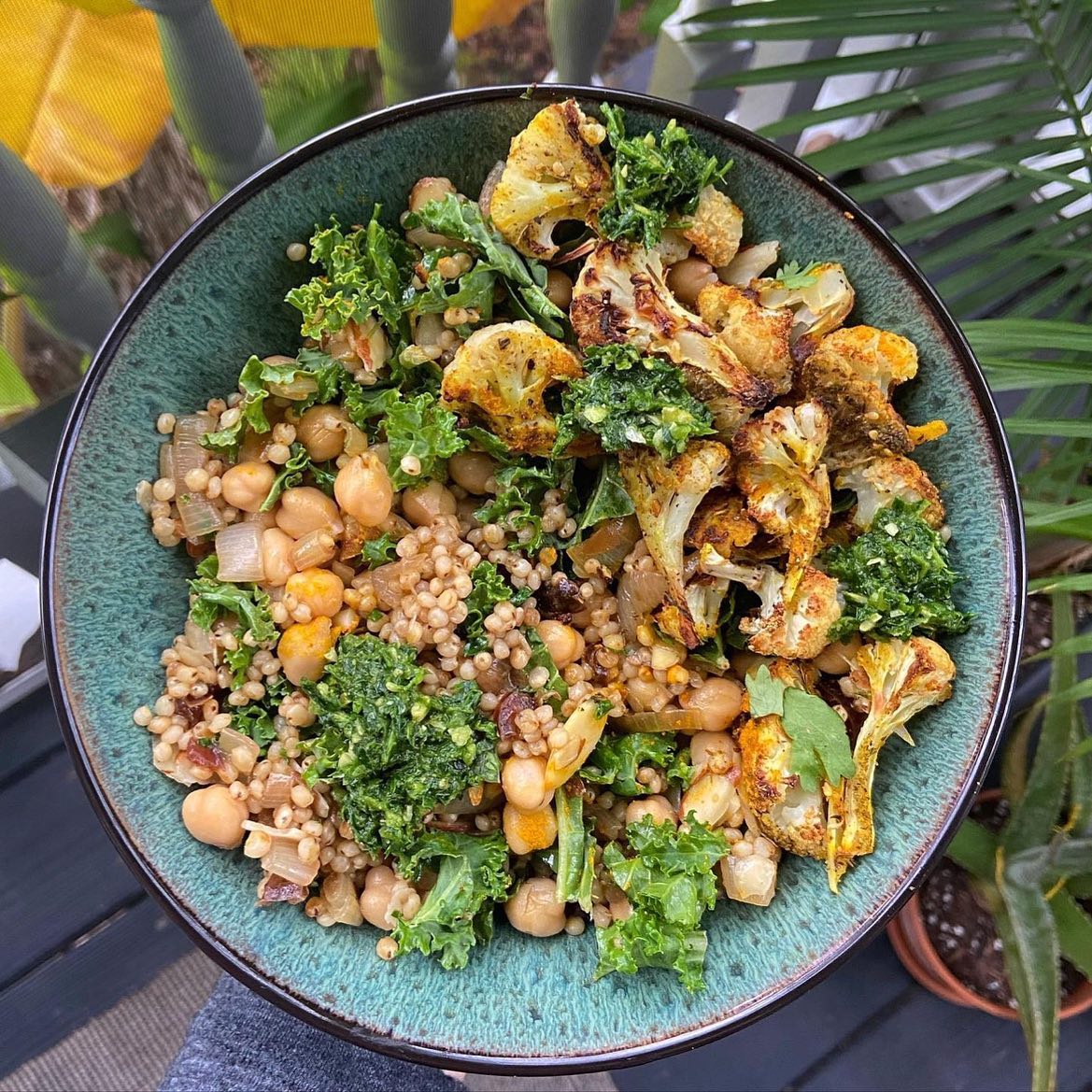 Spicy Sorghum Salad with Zhong and Caramelized Shallots