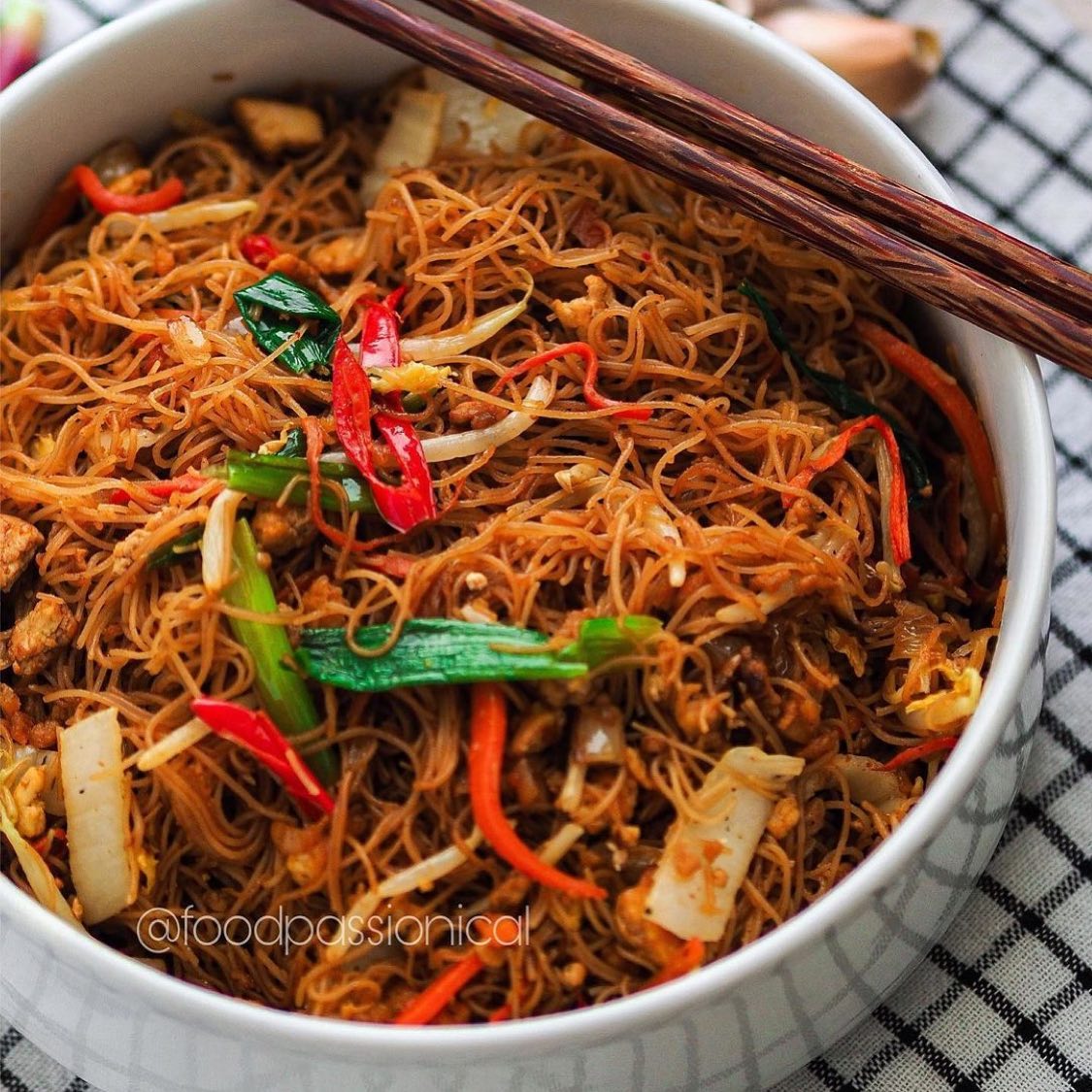 Vegan Singapore Noodles Stir-Fry