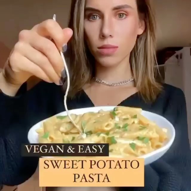 Simple Vegan Sweet Potato Pasta