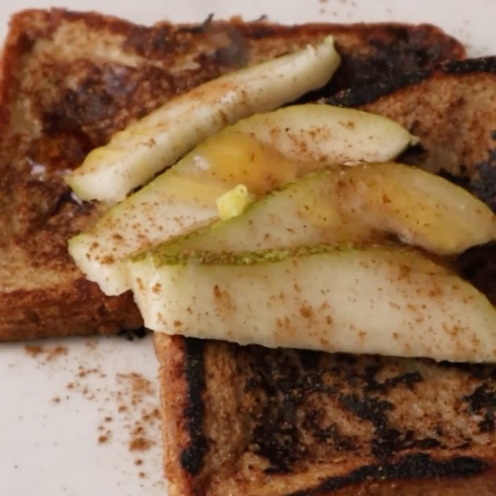 Vegan Pear French Toast