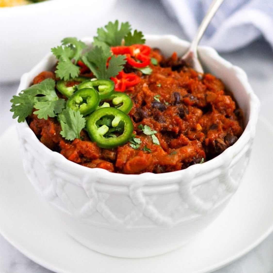 Easy Vegan Pumpkin Chili