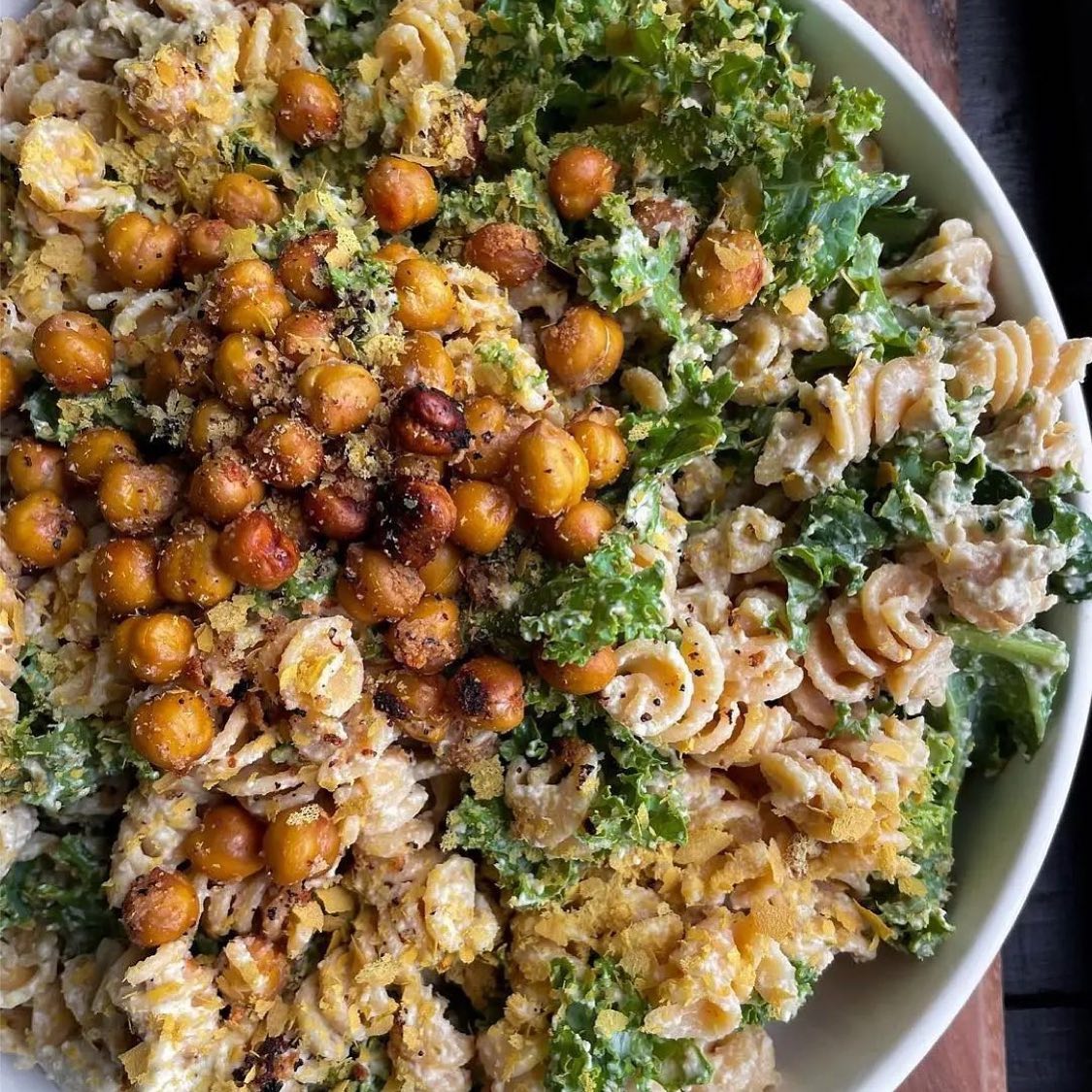 Vegan Caesar Pasta Salad