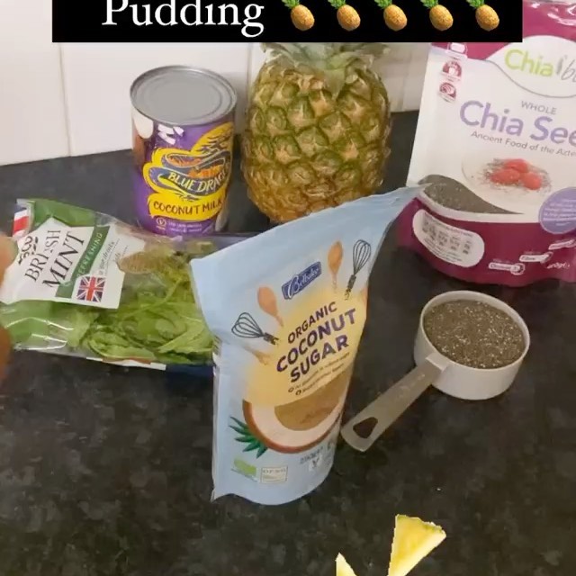 Pineapple Mint Chia Pudding