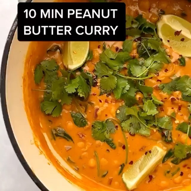 10 Minute Peanut Butter Curry