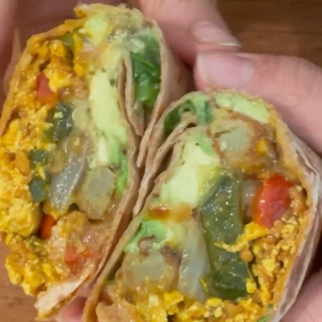 Mexican-Style Vegan Breakfast Burrito