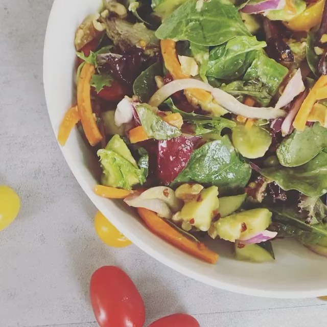 Simple Salad with Homemade Dressing