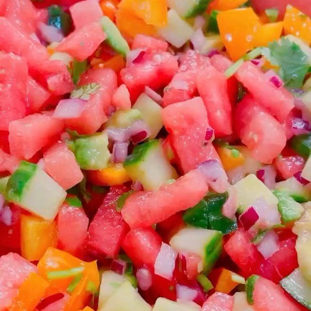 Refreshing Watermelon Salsa Bowl