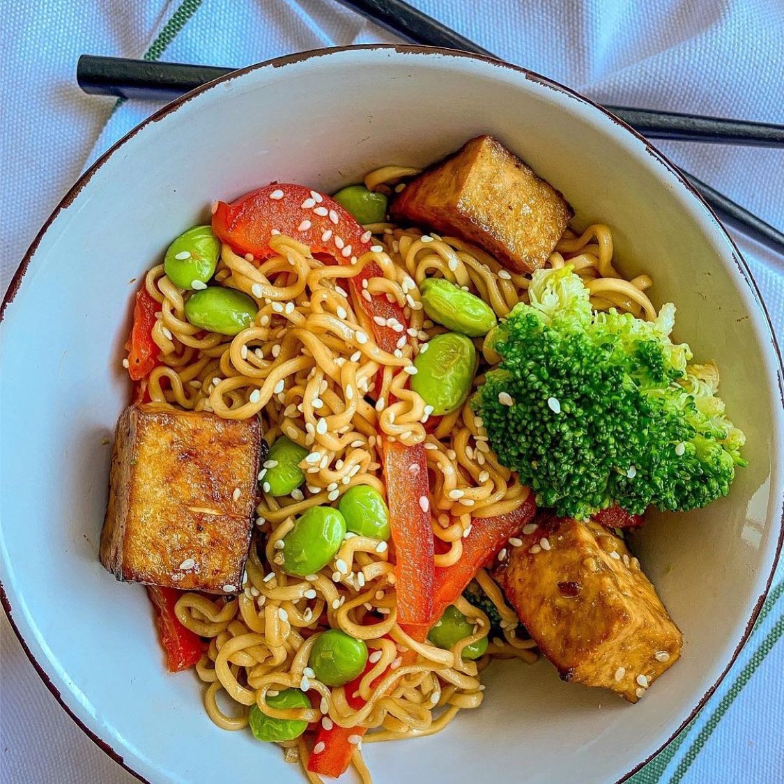 Chilled Sesame Garlic Noodles