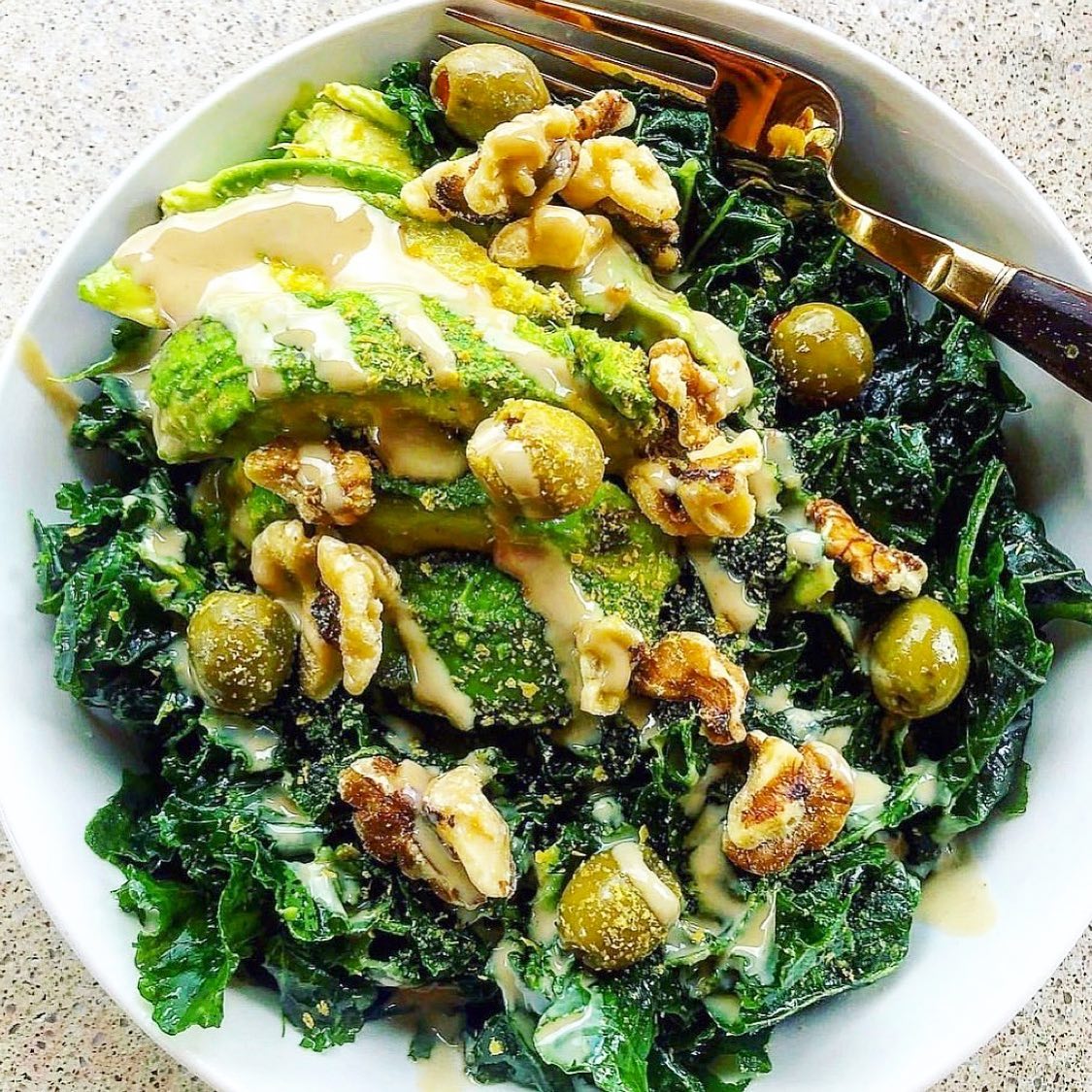 Simple Massaged Kale Salad