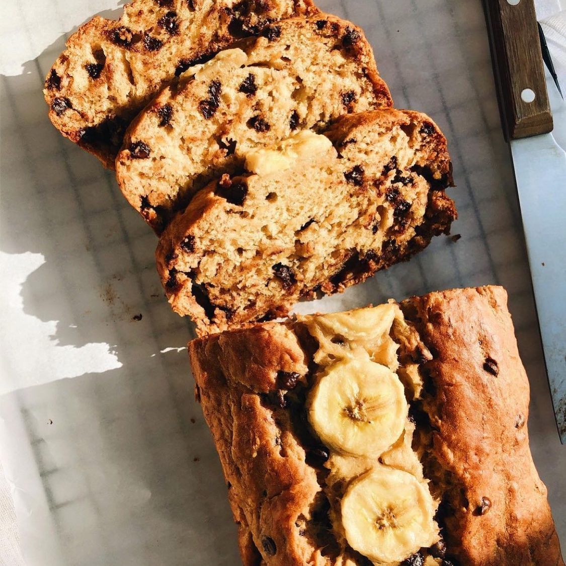 Vegan Chocolate Chip Banana Bread