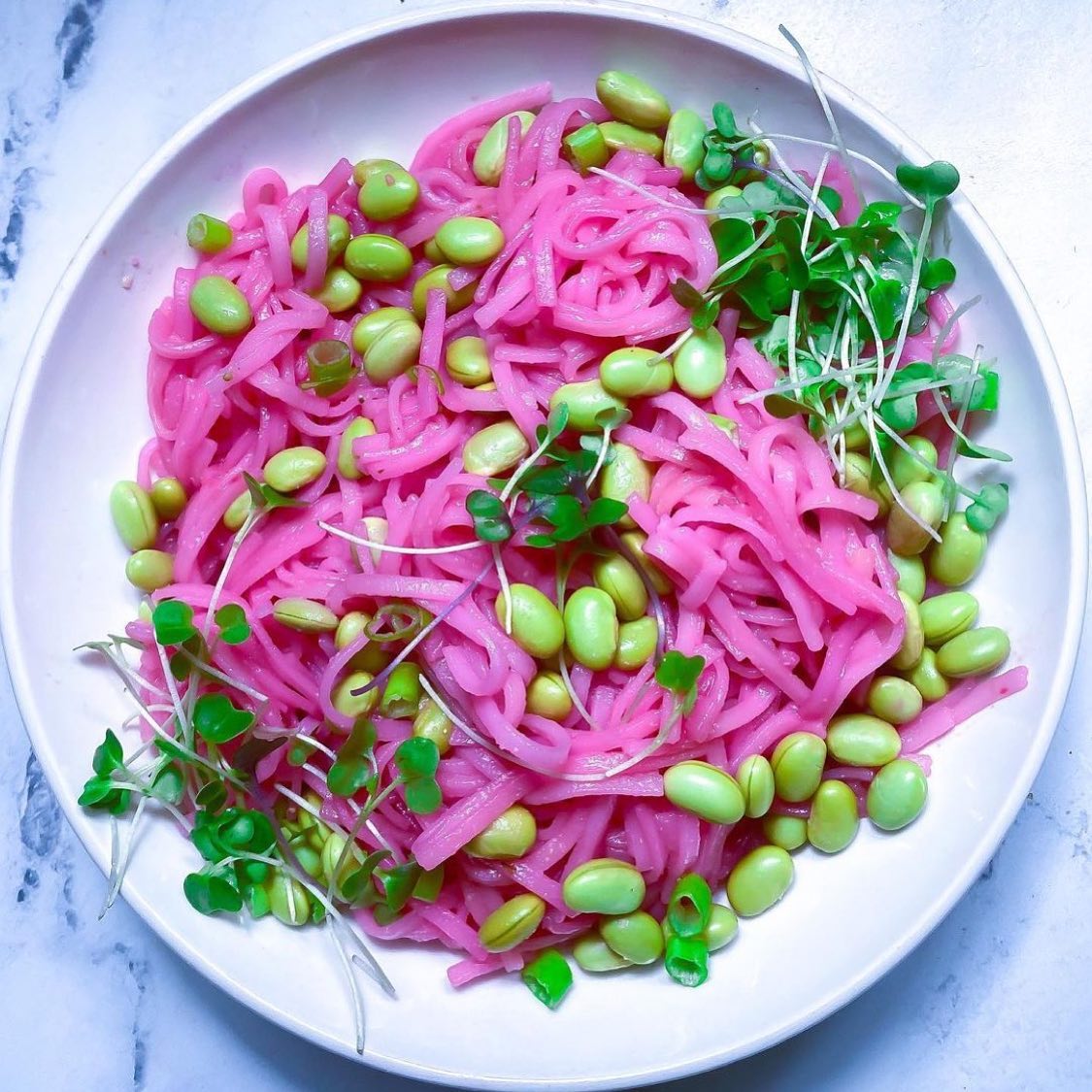 Beet Noodle Salad Bowl