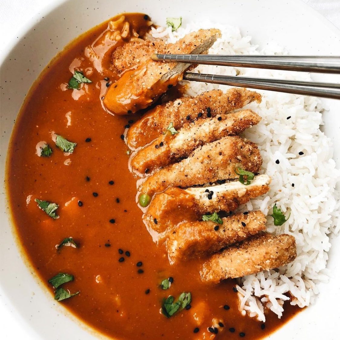Vegan Chick'n Katsu Curry