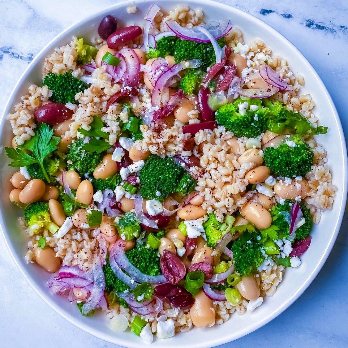 Mediterranean Barley Salad Bowl