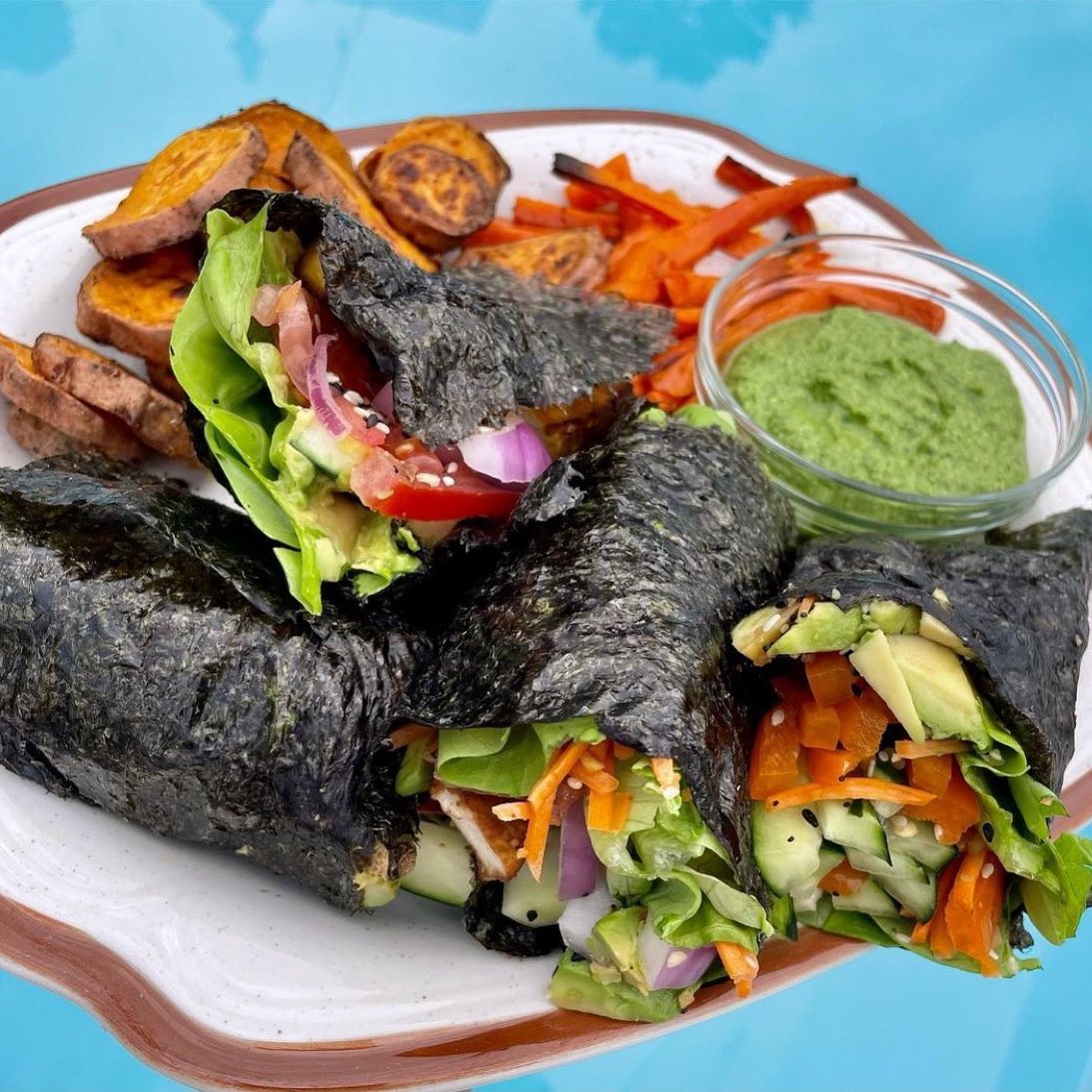 Veggie Tofu Nori Wraps