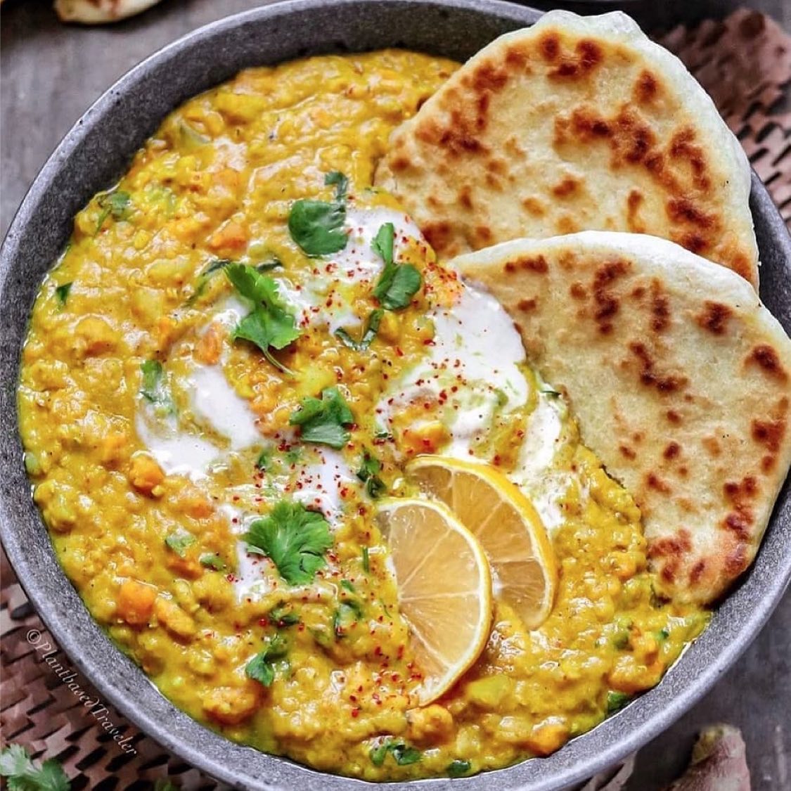 Creamy Curried Sweet Potato Lentils