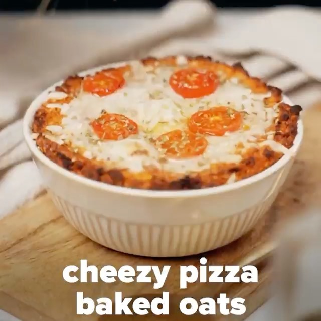 Savory Baked Pizza Oats