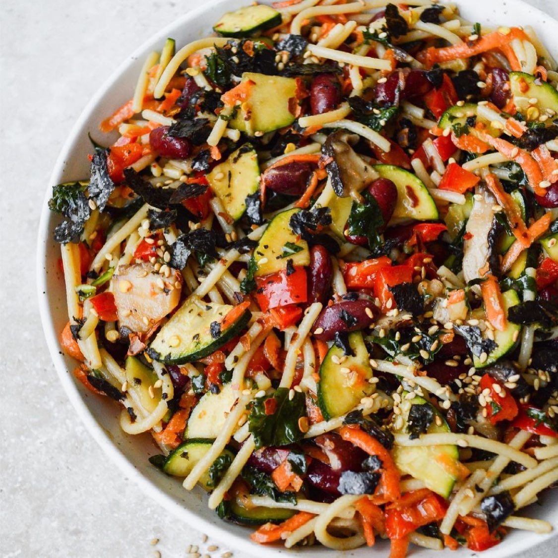 Veggie-Packed Sesame Ginger Noodles