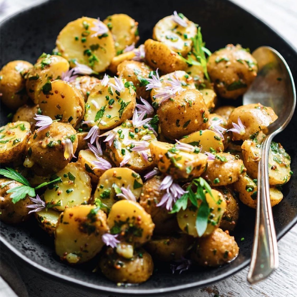 Dijon Chive Potato Salad