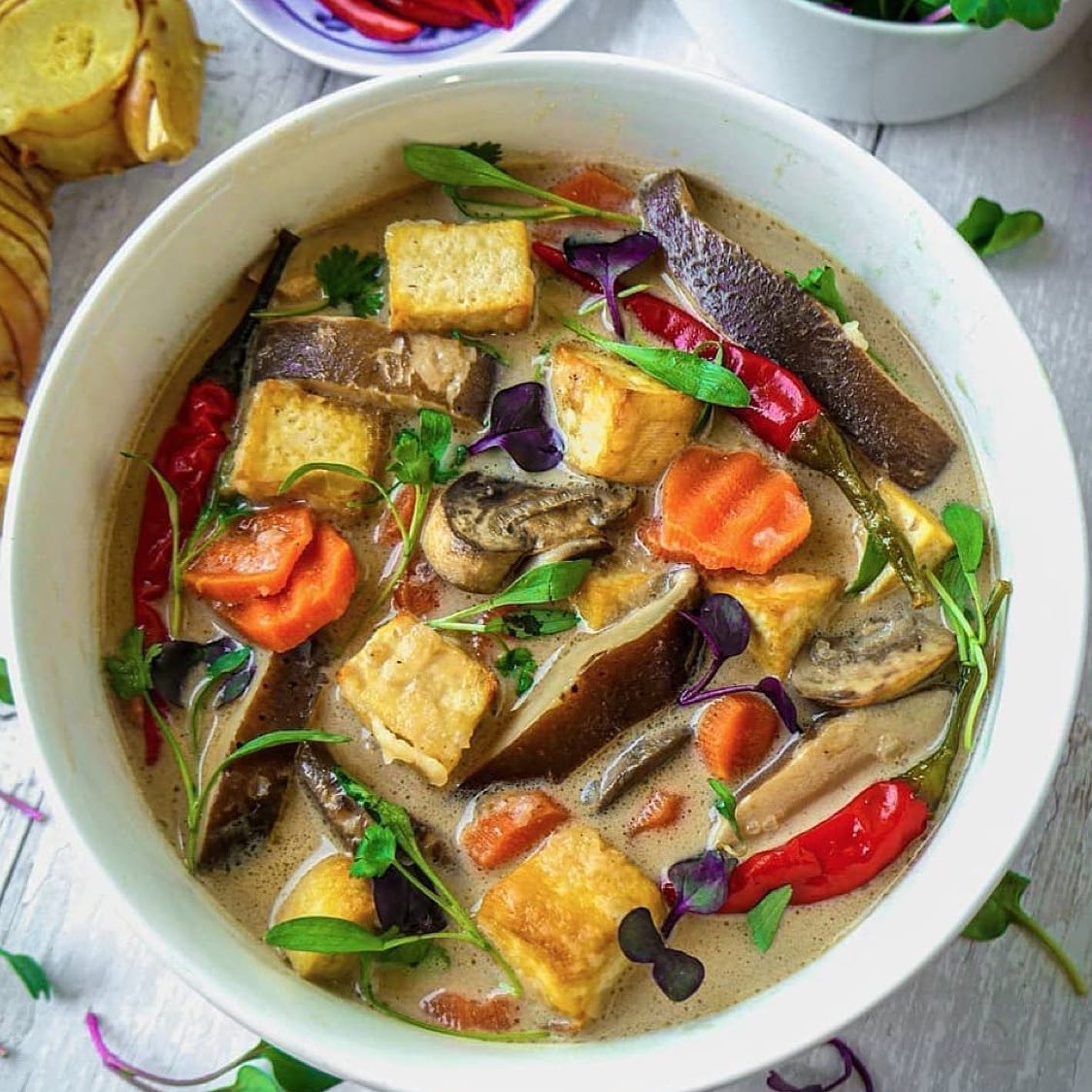 Vegan Thai Coconut Soup