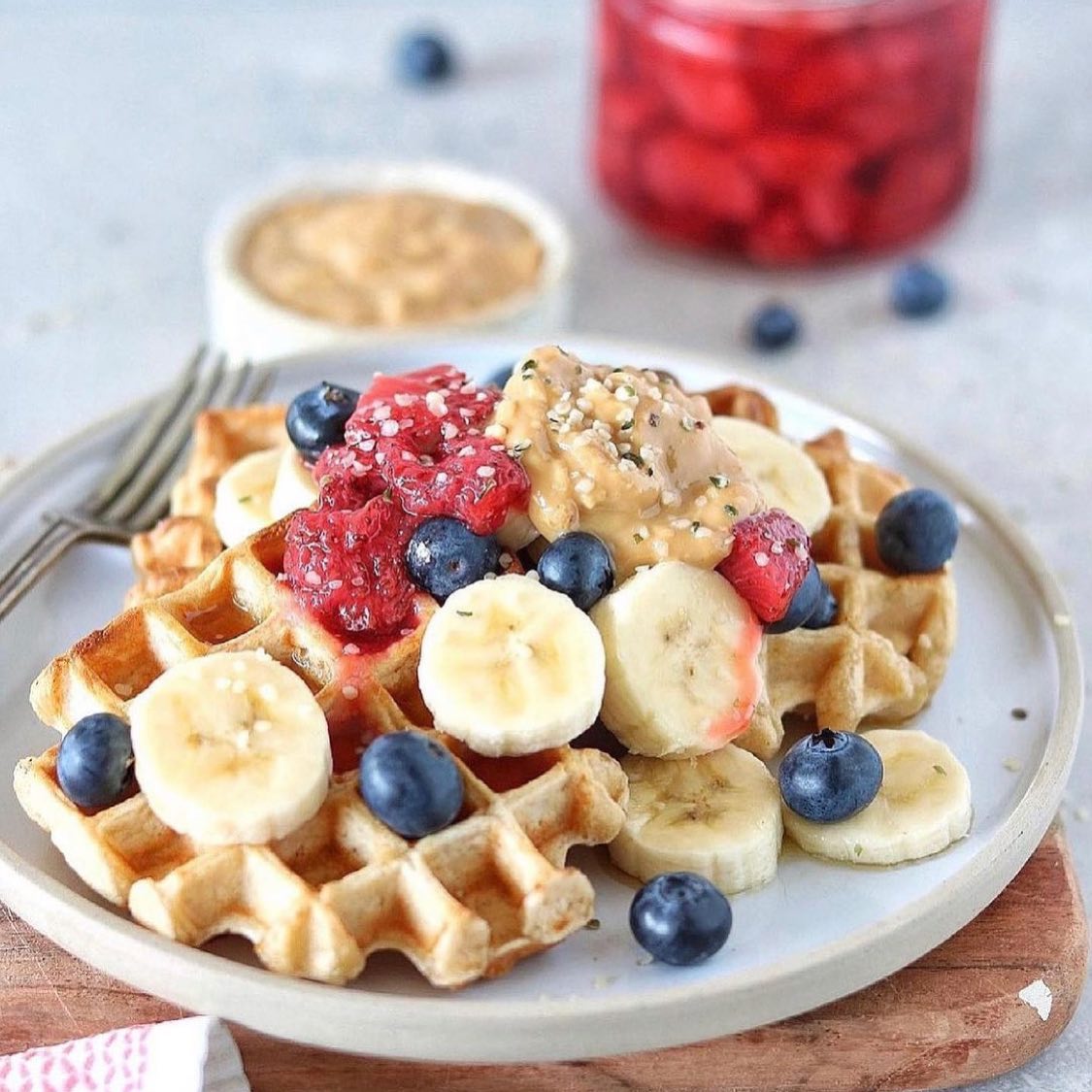 Vegan Brunch Crispy Waffles