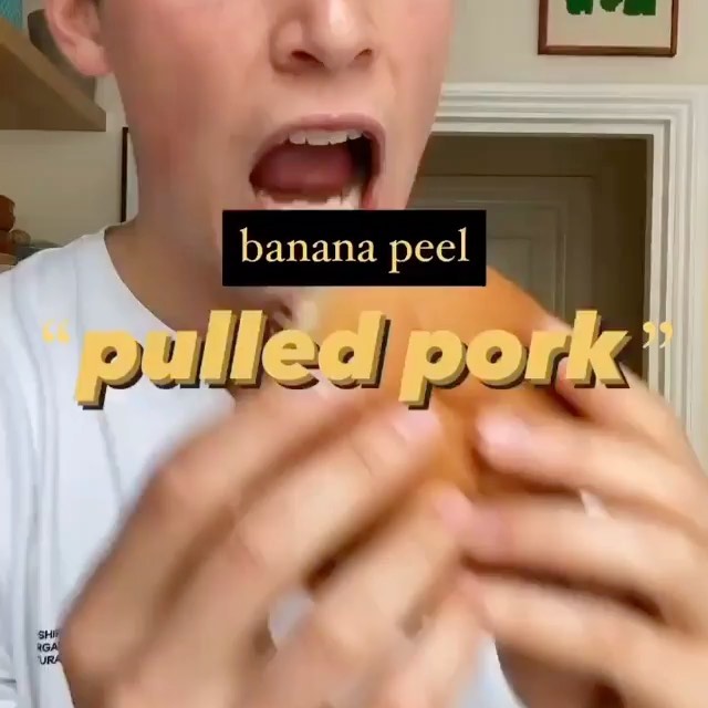 Banana Peel Pulled Pork