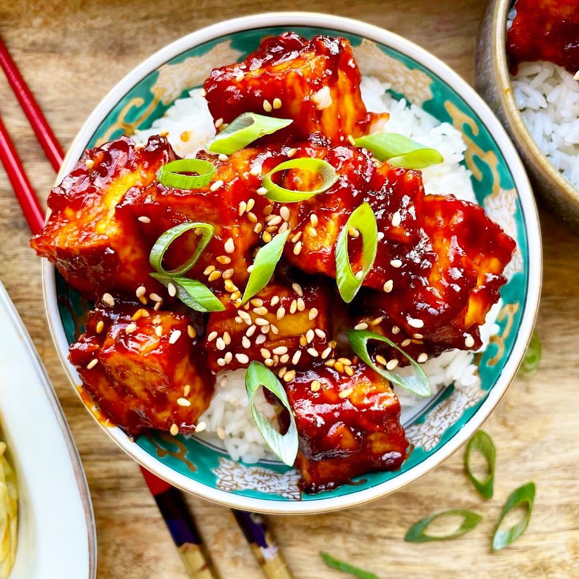 Sticky Spicy Tofu Stir-Fry