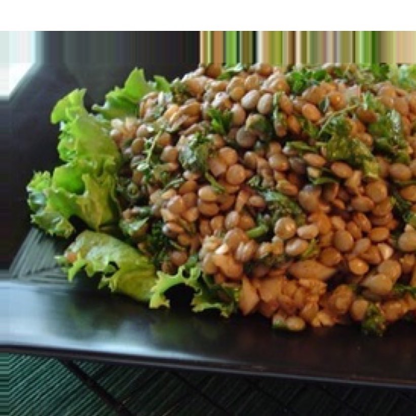 Lentil and Spinach Salad