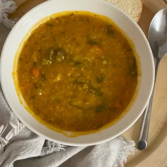 Red Lentil and Turmeric Soup