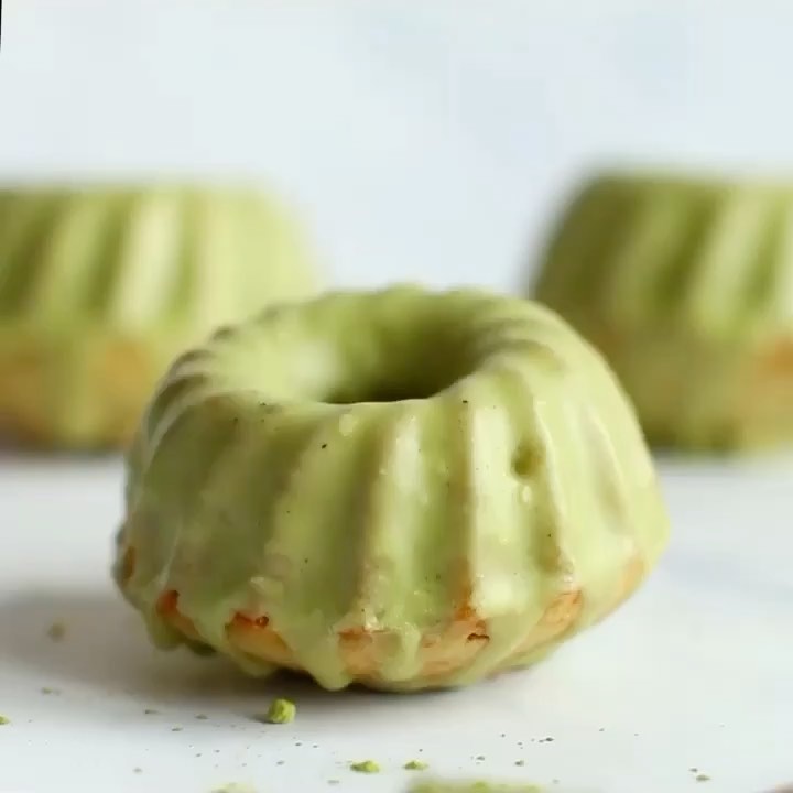 Vegan Matcha Bundt Cakes