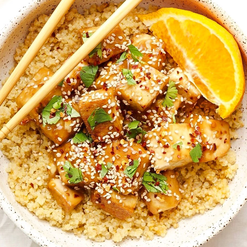 Crispy Orange Tofu Stir-Fry