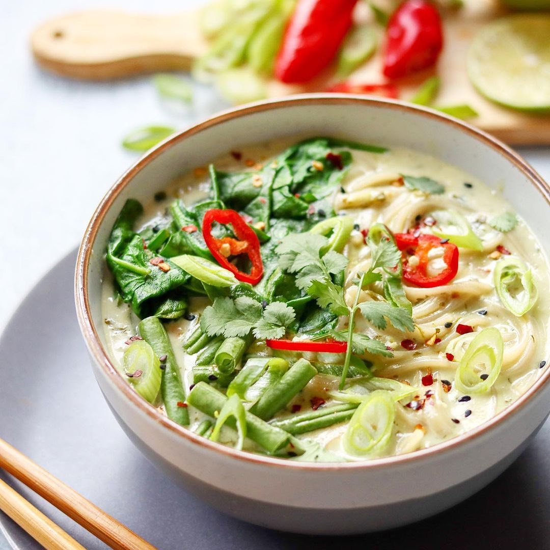 Thai Green Noodle Soup