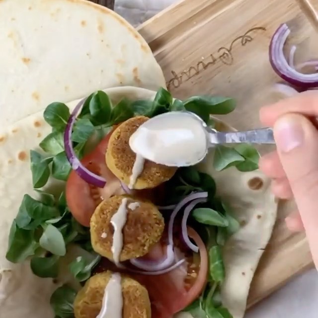 Curried Chickpea and Carrot Falafels with Pita