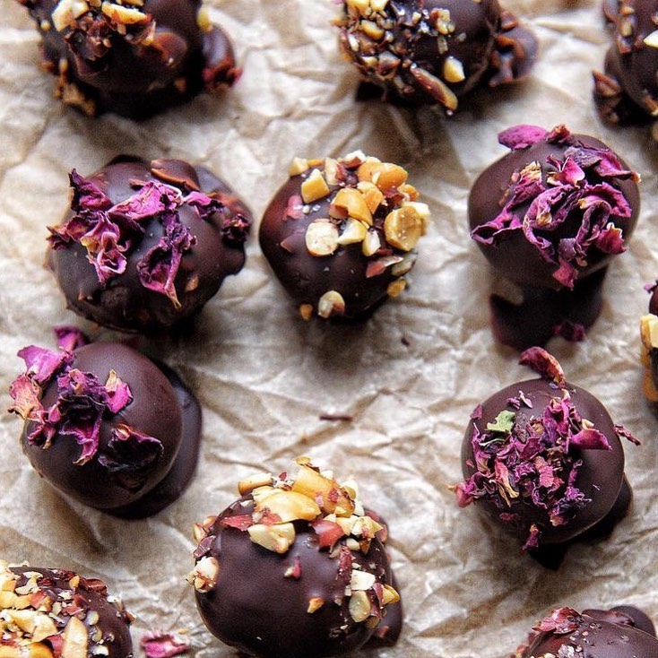 Peanut Butter Vanilla Truffles