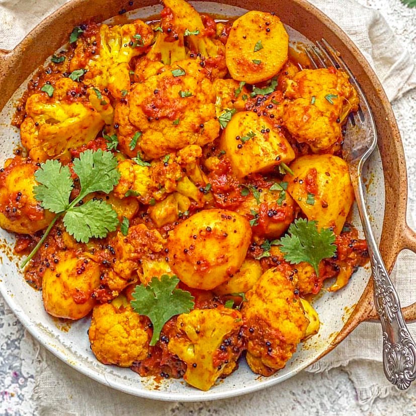 Potato and Cauliflower Curry