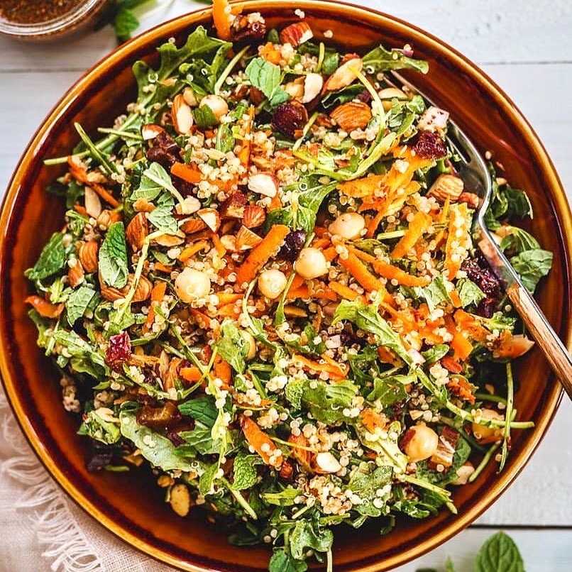 Moroccan-Inspired Carrot and Chickpea Salad
