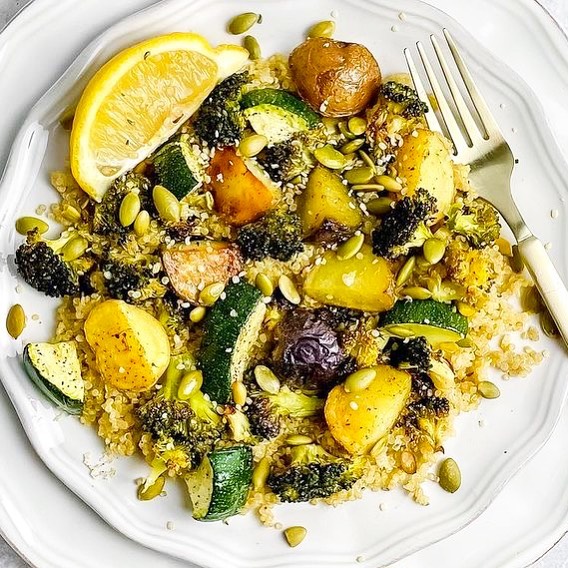Roasted Vegetable and Quinoa Salad
