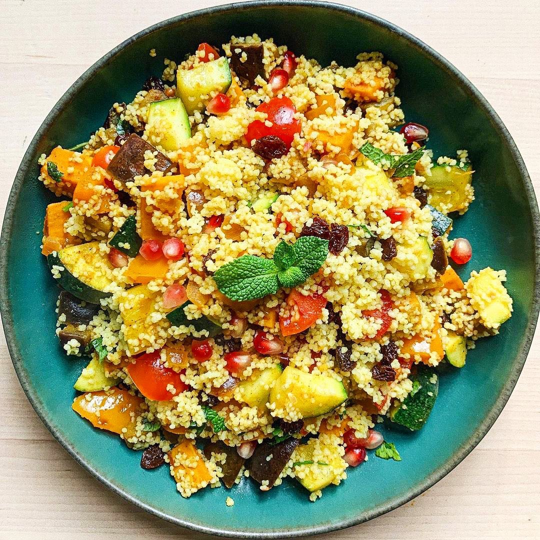 Moroccan Spiced Couscous with Vegetables