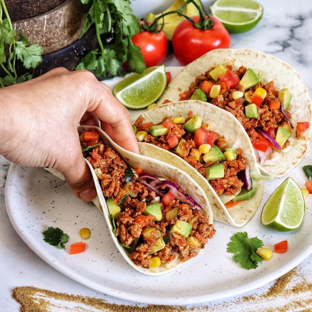 Plant-Based Mexican Mince Tacos