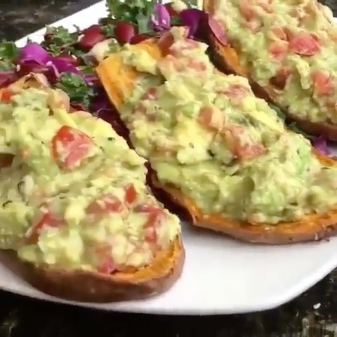 Easy Vegan Sweet Potato Toasts