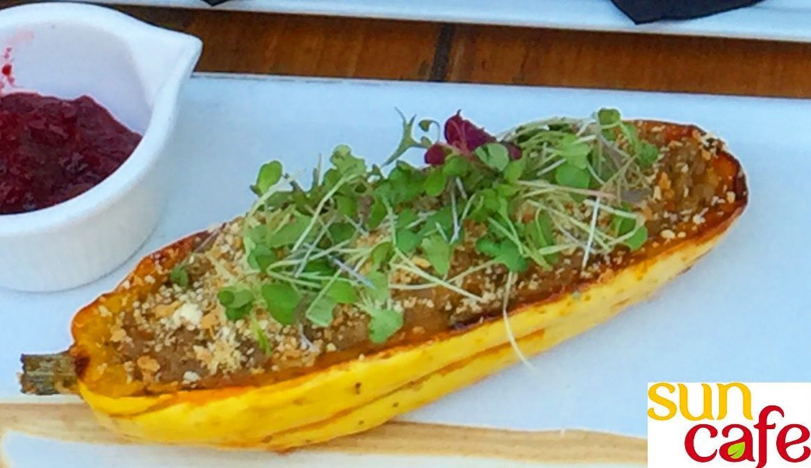 Vegan Stuffed Delicata Squash