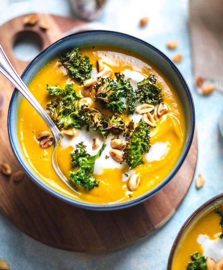 Butternut Squash and Sweet Potato Soup