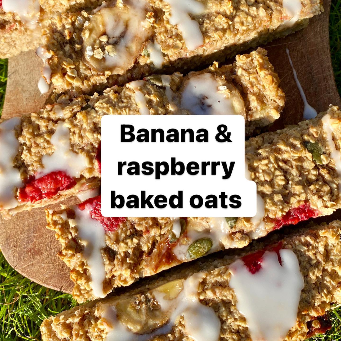 Banana and Raspberry Baked Oats