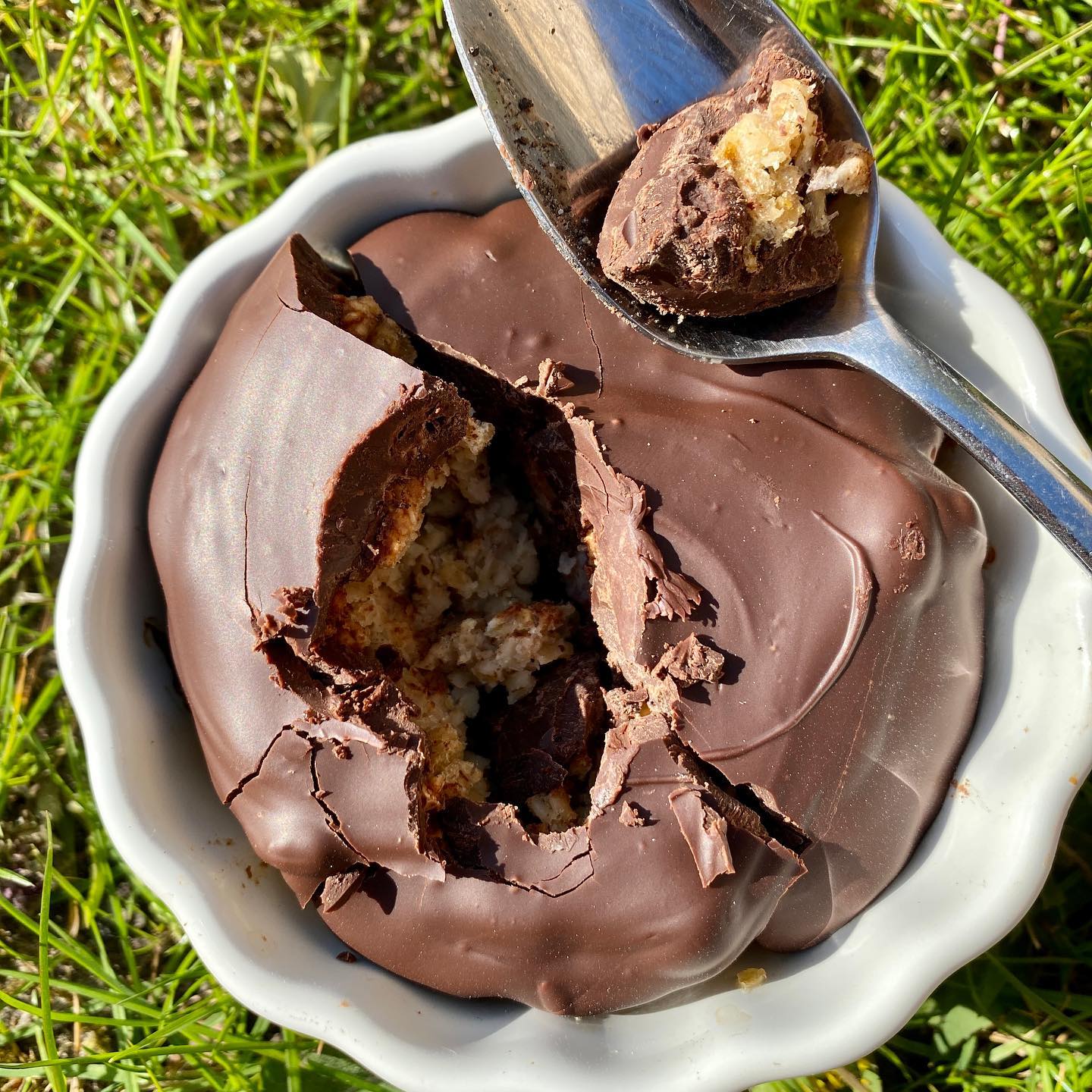 Thickkk Chocolate Shell Baked Oats