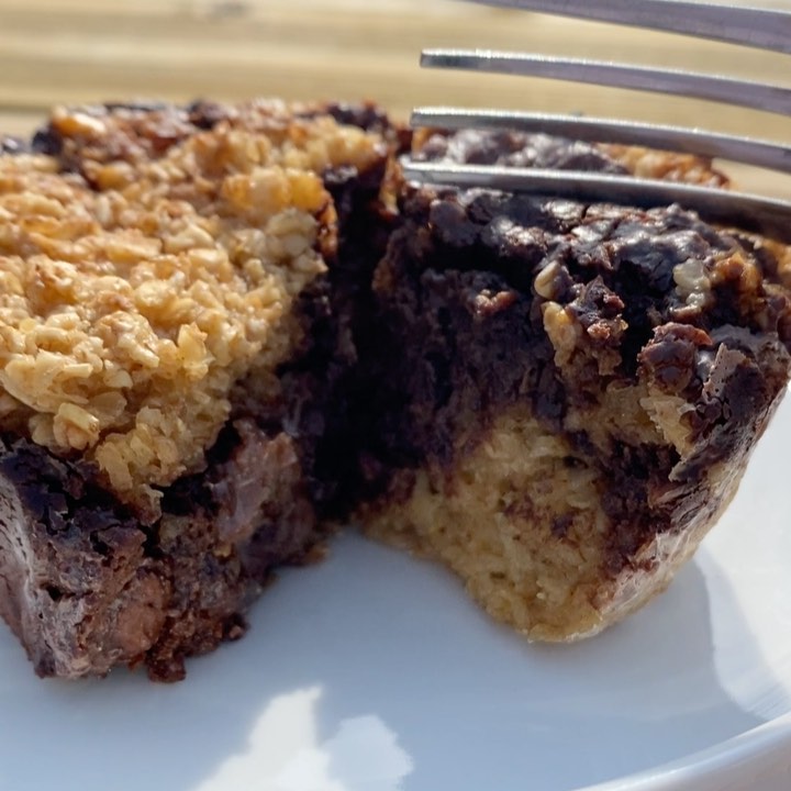 Easter Chocolate Baked Oats