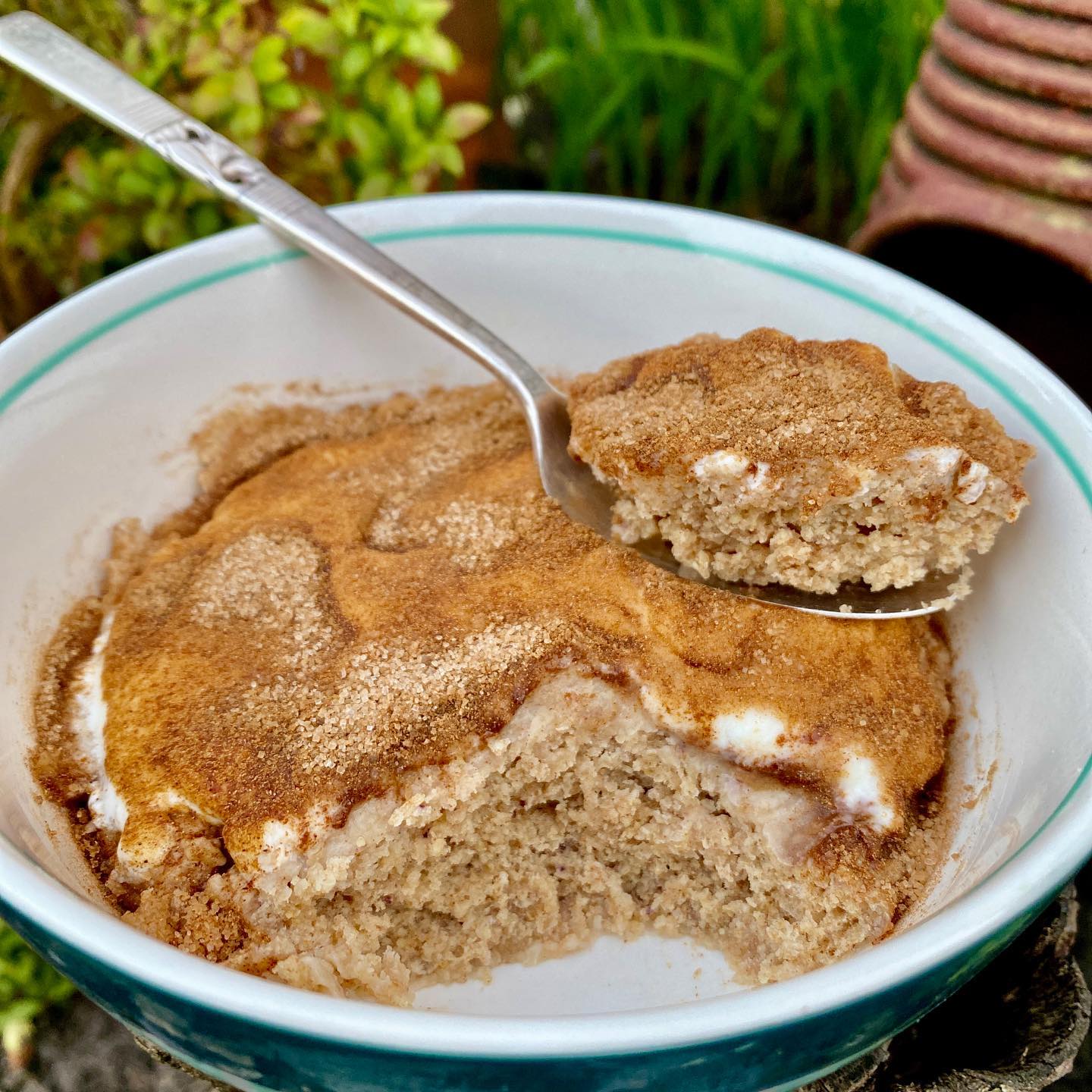 Quick Cinnamon Sugar Baked Oats