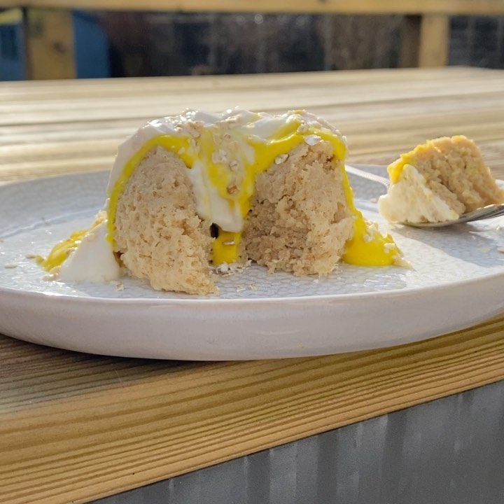 Lemon Baked Oats Mugcake